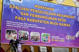 Dihadapan Kades Se-Musi Rawas Bupati Mura Sambut Positif Workshop Evaluasi Pengelolaan Keuangan dan Pembangunan Desa 