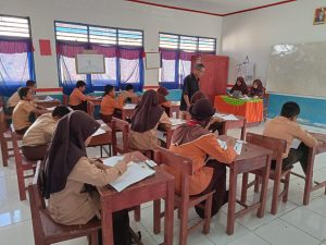 Sekolah Dasar Negeri 01 Lintang Kanan Melaksanakan Ujian Akhir Sekolah 