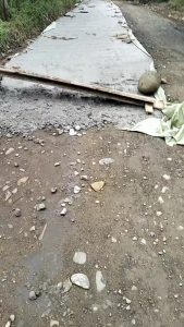 1.5 Miliar Pekerjaan Jalan Lubuk Ngin-Padang Lalang Bakal Di Stop Warga