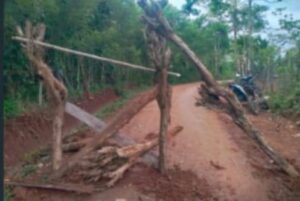 Dinilai Ingkar Janji, Warga Blokade Jalan Menuju PT. ELLAP/KKST