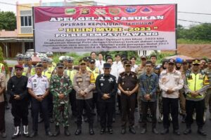PJ Bupati Empat Lawang Menghadiri Apel Operasi Lilin Musi 2023