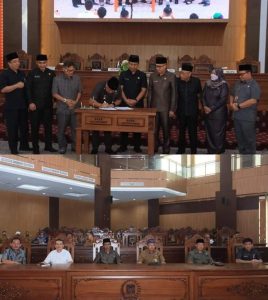 Ketua DPRD Lubuk Linggau H Rodi Wijaya Pimpin Rapat Paripurna LKPJ Wali Kota Lubuklinggau 2023