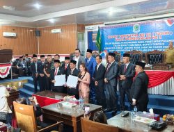 Paripurna DPRD Kabupaten Empat Lawang Umumkan Pelantikan Bupati dan Wakil Bupati 