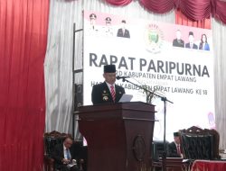 Paripurna HUT Kabupaten Empat Lawang ke-18, Dihadiri Gubernur Sumsel