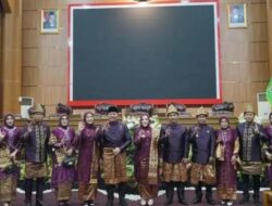 Gubernur, Bupati dan Pimpinan DPRD Paripurna Hari Jadi Kabupaten Musi Rawas ke-83